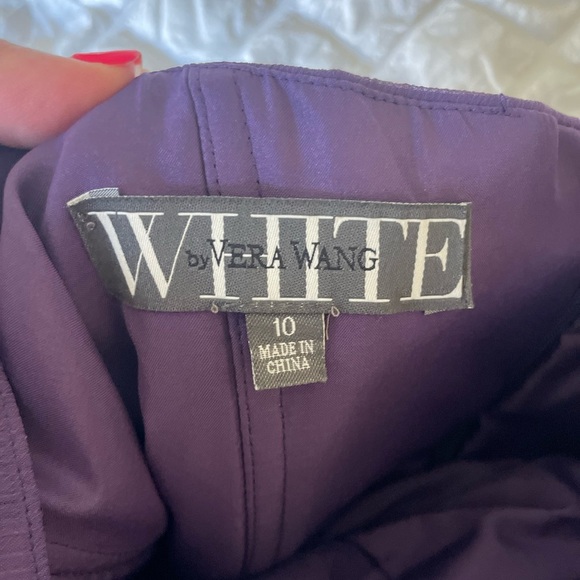 White by Vera Wang Amethyst Chiffon Maxi Gown - Picture 9 of 15